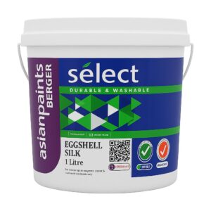 Asian Paints Berger Eggshell Emulsion Silk 1L, W0