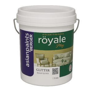 Asian Paints Berger Royale Glitter Paint 1L Gold