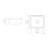Milano - SB/SD 100 x 60mm Layon Kitchen Sink - View 3