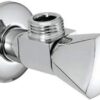Jaquar (AQT-CHR-3057P) Angle Valve with Triangular Handle & Wall Flange - Chrome