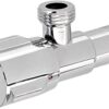 Geepas GSW61099 Angle Valve - Mixer Tap with Roughened Thread | Ergonomic Knob with 0.2Mpa-0.8Mpa Pressure | Ideal for Bathroom, Kitchen & More