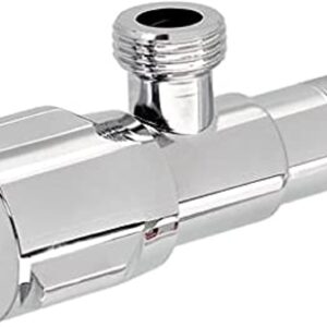 Geepas GSW61099 Angle Valve - Mixer Tap with Roughened Thread | Ergonomic Knob with 0.2Mpa-0.8Mpa Pressure | Ideal for Bathroom, Kitchen & More