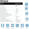 Milano - Electric Horizontal 80L Water Heater View 4