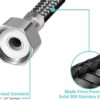 Rubik 1.5 Meter Stainless Steel Braided Hose Hot Cold Water Flexible Plumbing Pipe 1/2inch for Bathroom Kitchen Sink Water Inlet Hoses Suitable for Toilet Taps Water Heaters - View 6