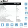 Milano -Electric Vertical 80L Water Heater - View 2