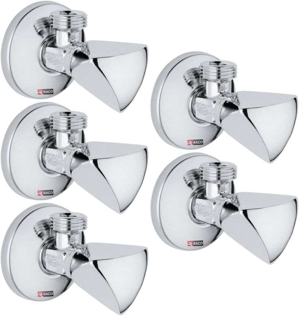 RACO Grohe Angle Valve Heavy Duty for Bathroom Fixtures Sinks 1/2 inch (2)