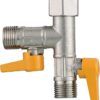 Brass 3 Way Shower Diverter Valve T Adapter Shut-Off Valve for Showerhead and Shower Arm, DSF009 - View 3