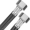 Rubik 1.5 Meter Stainless Steel Braided Hose Hot Cold Water Flexible Plumbing Pipe 1/2inch for Bathroom Kitchen Sink Water Inlet Hoses Suitable for Toilet Taps Water Heaters - View 11