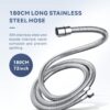 Rubik 1.5 Meter Stainless Steel Braided Hose Hot Cold Water Flexible Plumbing Pipe 1/2inch for Bathroom Kitchen Sink Water Inlet Hoses Suitable for Toilet Taps Water Heaters - View 5