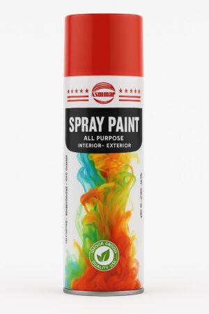 Buy Asmaco Spray Paint – Red online in UAE