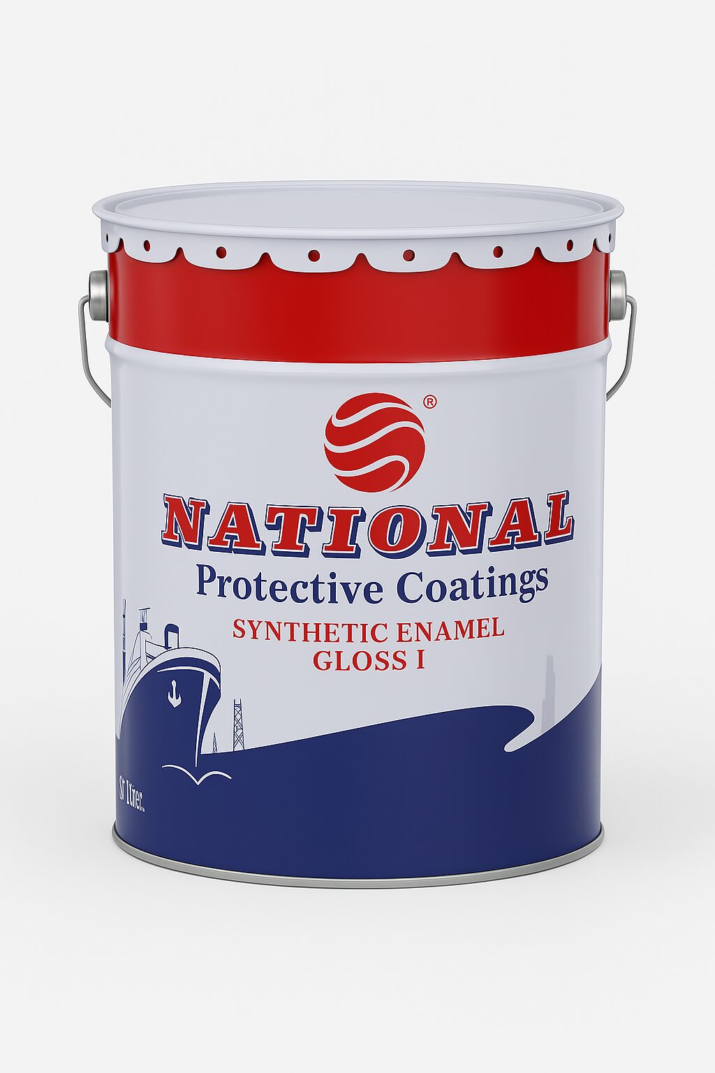 National Paints Synthetic Enamel 18L 395 Clementine