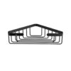 JAQUAR Corner Shower Basket - Black Matt