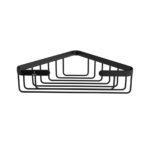 JAQUAR Corner Shower Basket - Black Matt