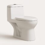 Milano European 720 x 370 x 770mm Stainless Steel Water Closet with Seat Cover 140500100225