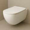 Jaquar (CNS-WHT-963UFSM) 380 x 515 x 360 mm Rimless Wall Hung WC - White - View 2