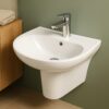 Milano Wash Basin with Pedestal - White -ON-0013 140500200650