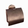 Jaquar Stainless Steel Lid Toilet Paper Holder - Chrome - antique-copper