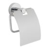 Milano Wall Mounted Toilet Paper Holder with Lid - View 2