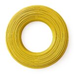 Ducab 6mm x 100 Yard PVC Single Core Cable - Black - yellow