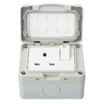 Selex IP55 13A Waterproof Single Socket