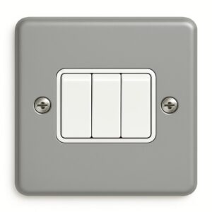 MK 10A 3 Gang 2 Way Switch