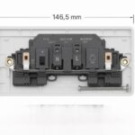 Double Switch Socket MK K2747WHI 13A