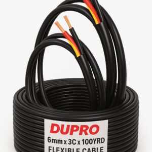 Italco 10mm X 3C X 40YRD Flexible Cable