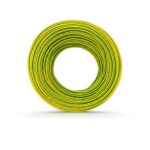 Oman 6mm x 100 Yard PVC Single Core Cable - Yellow Green