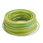 Ducab 10mm x 100 Yard PVC Single Core Cable - Blue - green