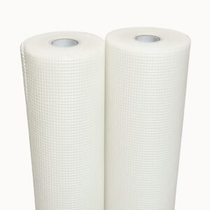 1m x 35m White Fiber Mesh Roll for Construction and DIY Projects