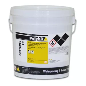 POLYBIT POLYCRYL FR
               
        
               Acrylic based, class A fire rated,  flexible vapor proof protective coating