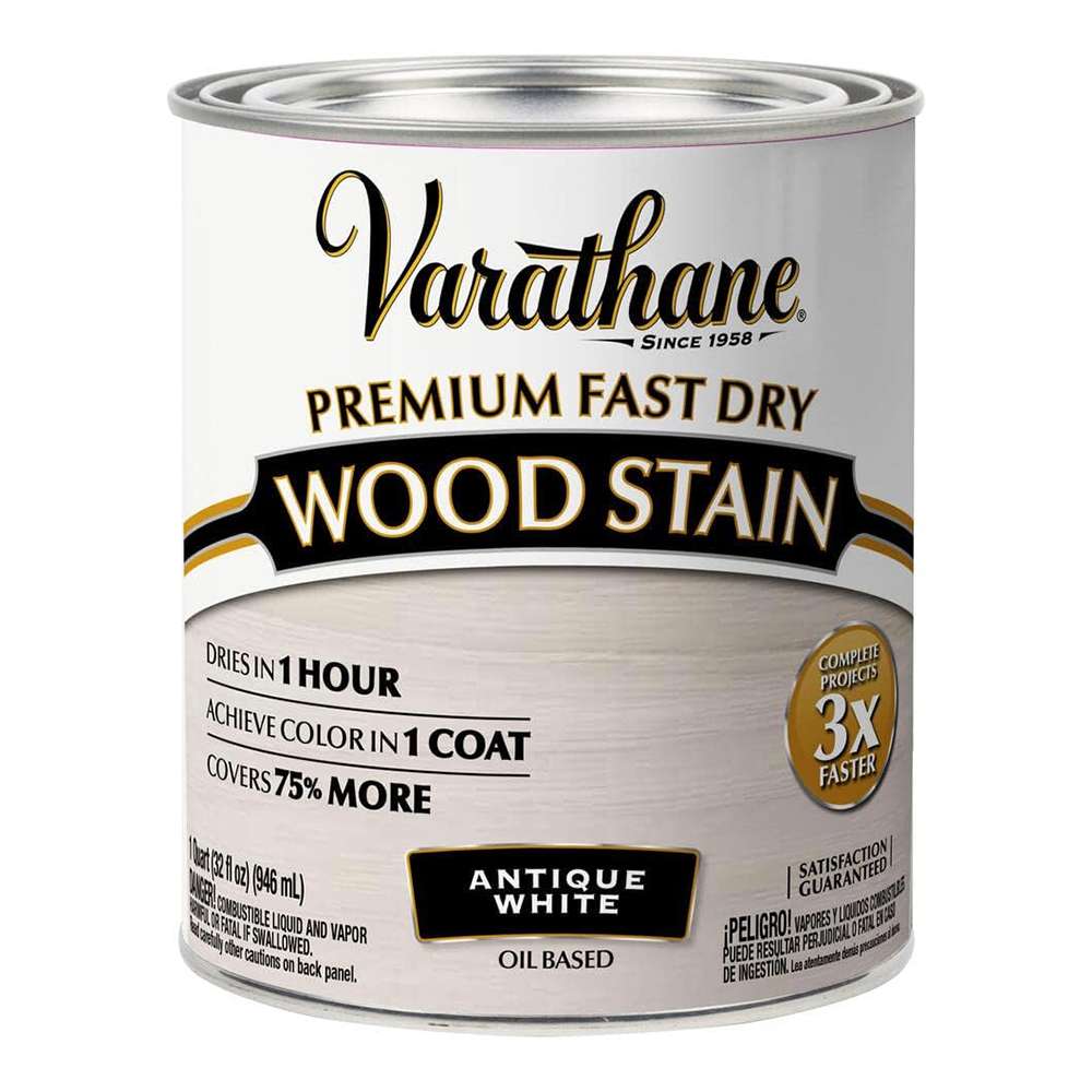 Rust-Oleum Varathane 1 Qt Premium Fast Dry Wood Stain - Antique White