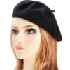 Beret Wool Cap Black