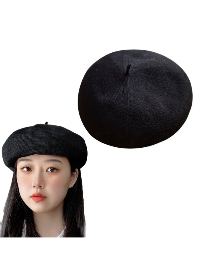 Beret Hat Women French Beret Hat Breathable Summer Sun Hat for Women Artist Hat
